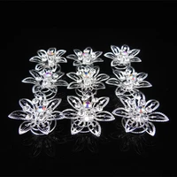2015 new fashion 120 pcs silver flower bridal wedding prom crystal rhinestone twists spins hair pins hair clips hair accessory