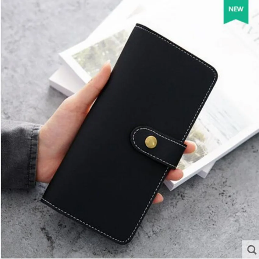 

M203 Women's Simple Long Wallet Paragraph New Paragraph Of The Hasp Wallet Students Wallet Restoring Ancient Ways Wholesale