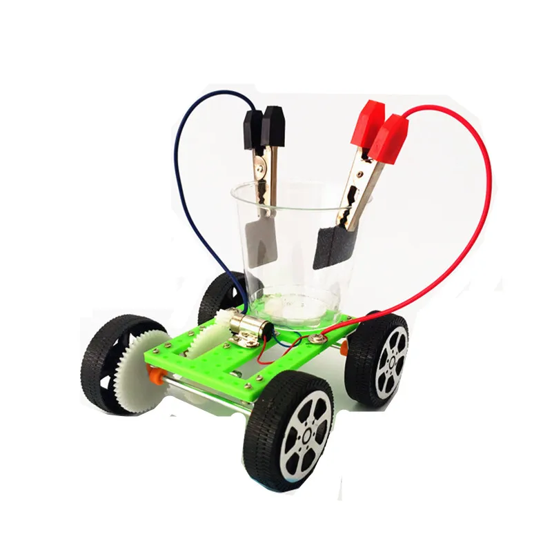 DIY Наука Gizmo Физика Эксперимент Соленая вода Мощность автомобиль детская модель