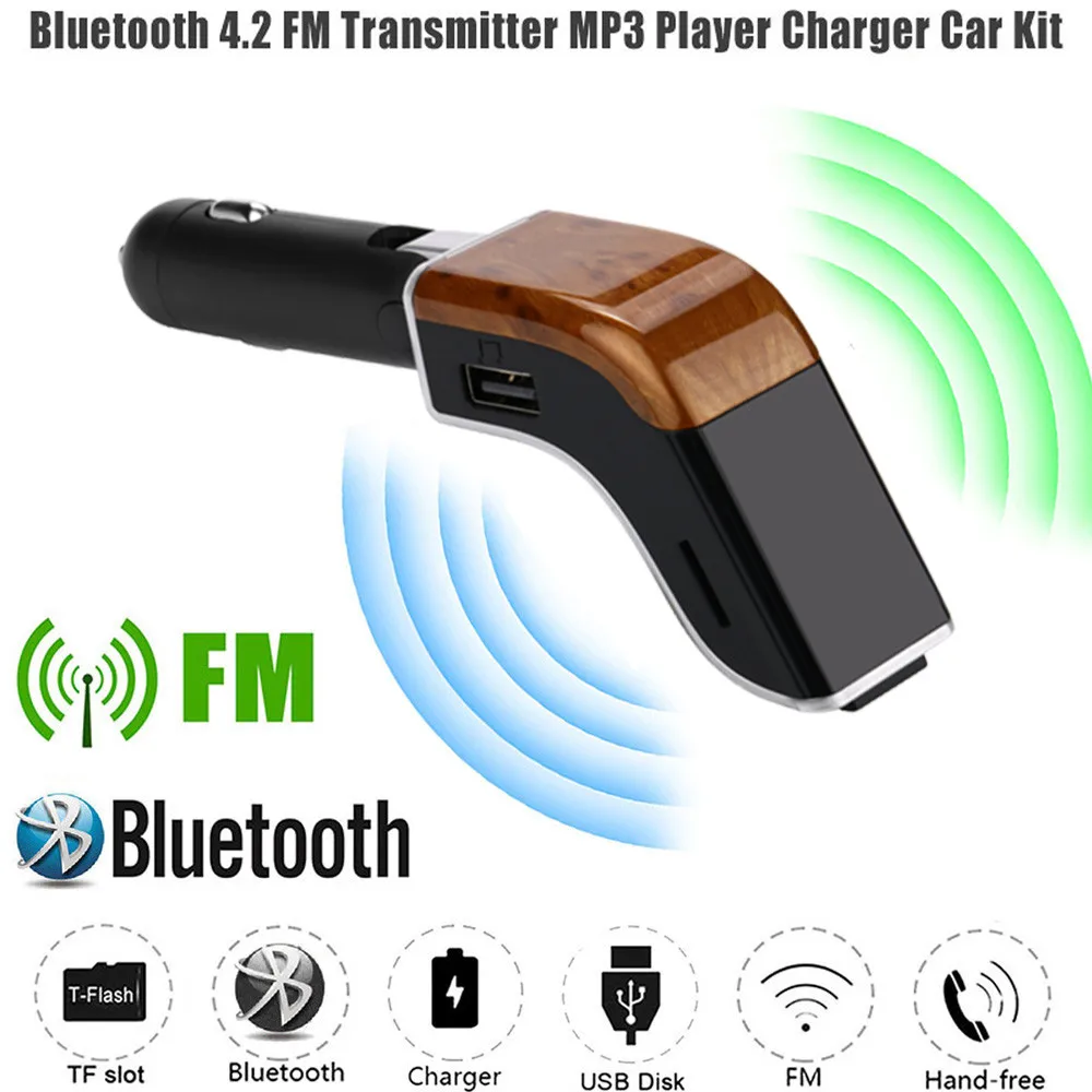 2019 многофункциональные Bluetooth наборы для автомобиля беспроводной fm передатчик