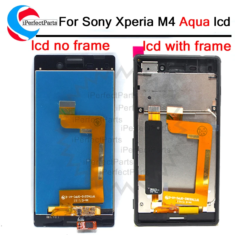5 0 &quotдля Sony Xperia M4 Aqua ЖК дисплей с рамкой кодирующий преобразователь сенсорного
