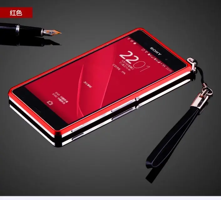 Роскошный роскошный телефонный бампер TX Z3 для Sony Xperia z3 D6603 D6633 алюминиевый
