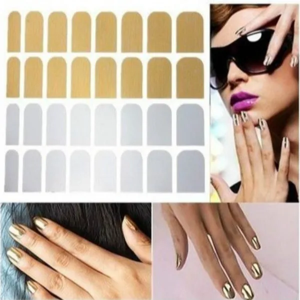 Декоративные Стикеры для ногтевого дизайна 16 шт./лист пластыри бронированные