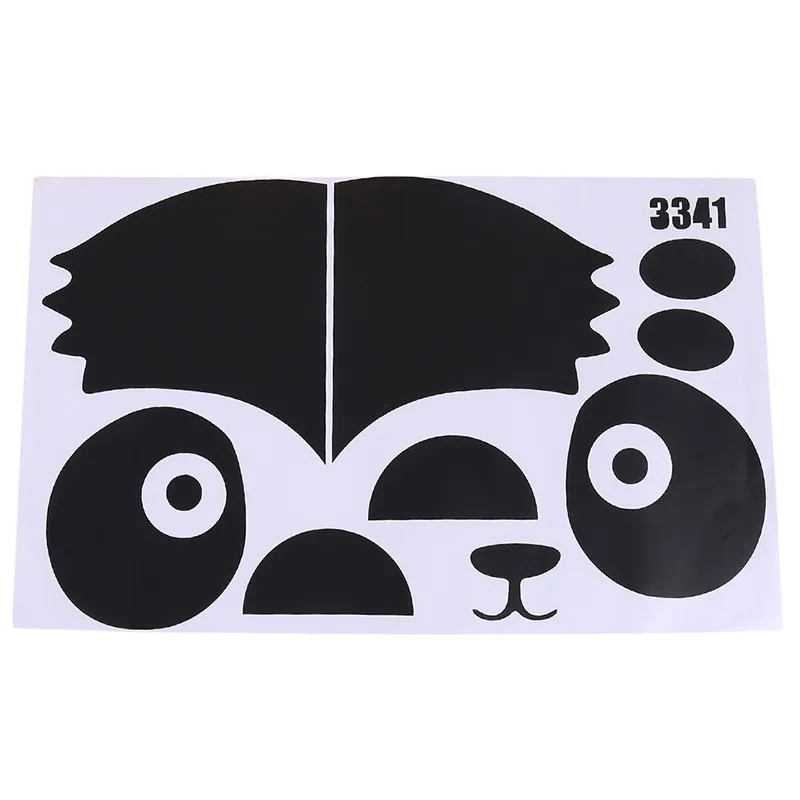 Мультяшные наклейки на стену в виде животных панда Ежик енот летающий дракон