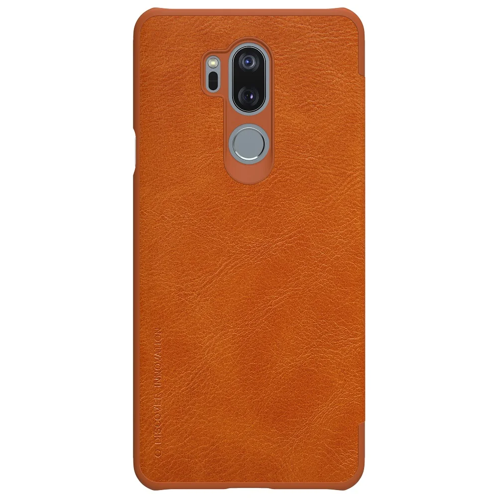 Флип чехол Nillkin Qin для LG G7 thinq защитный G710 Защитная крышка телефона высокое
