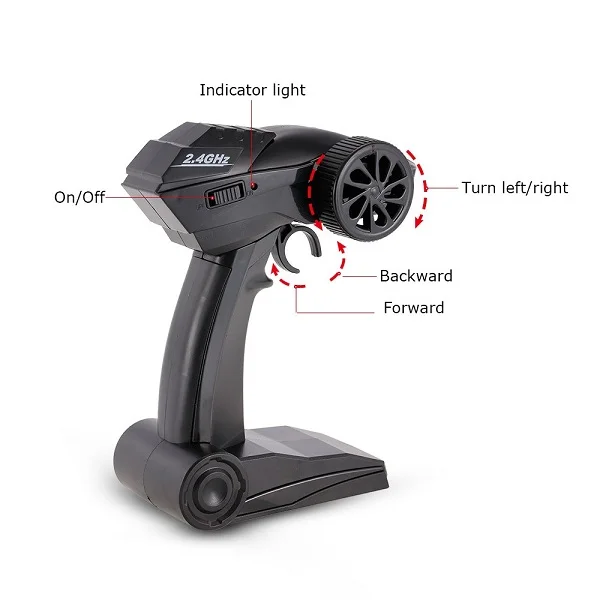 Flytec 9118 1/18 сплав корпус гусеничный RC машина Багги дистанционный Автомобиль 2,4G 4WD высокая скорость грузовик скалолазание автомобиль игрушки для детей