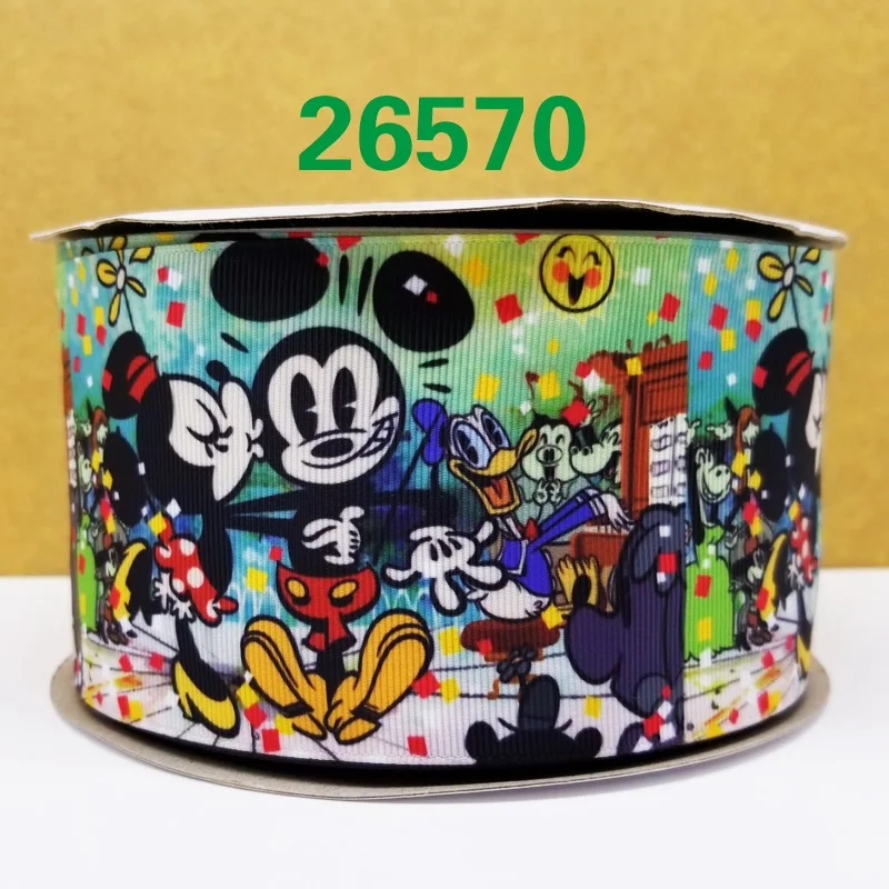 26570 50 ярд Мультфильм Спорт напечатанный grosgrain ленты 26561 - Цвет: 26570