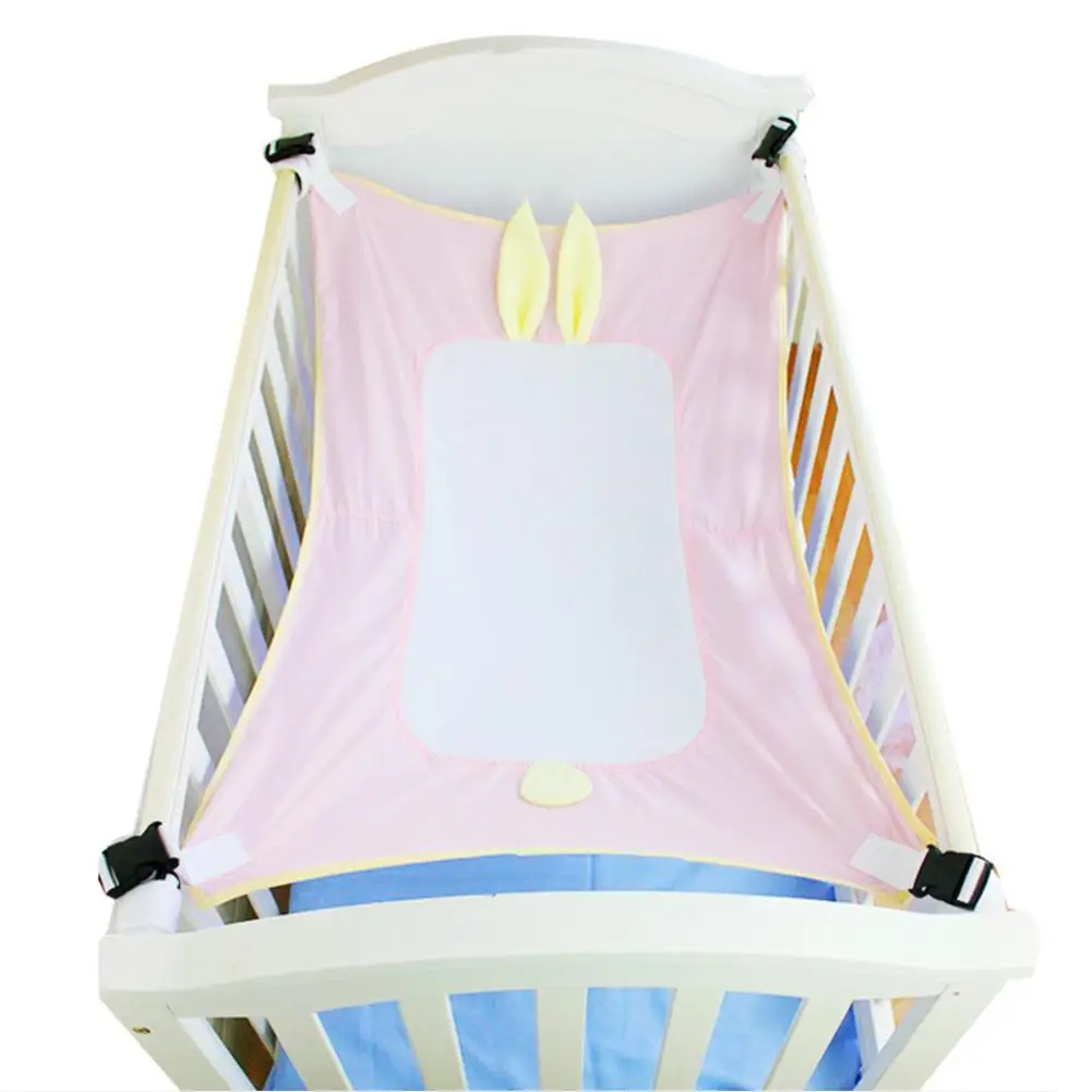 

Infant Baby Hammock For Newborn Kid Sleeping Bed Safe Detachable Baby Cot Crib Elastic Hammock With Adjustable Net