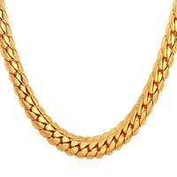 kpop goldsilver color men chain figaro necklace for men jewelry 6mm width chain men jewelry male gift n616