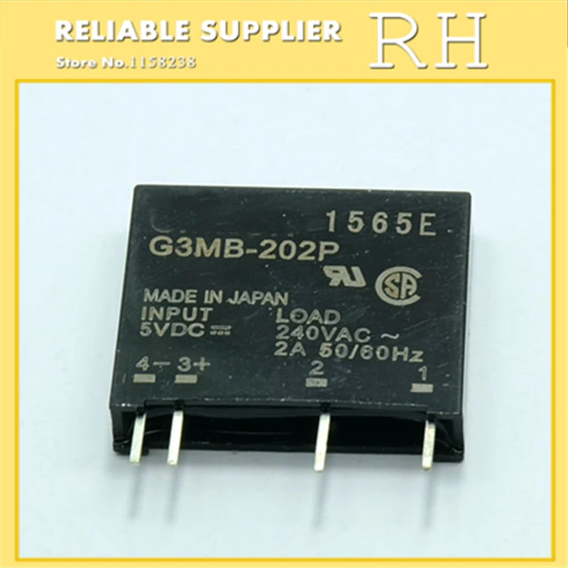 10 шт./лот твердотельные реле G3MB-202P 5 В 12 24 постоянного тока 2A DC Управление Связь |