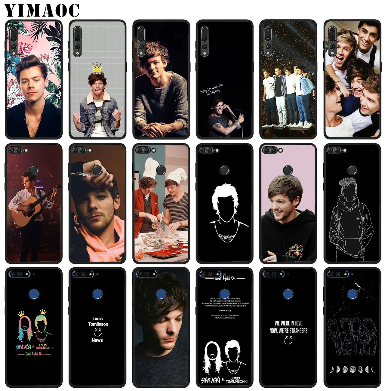 Мягкий силиконовый чехол YIMAOC One Direction Louis Tomlinson для Huawei P20 Pro P10 P9 P8 Lite Mini 2017 P Smart Z 2019