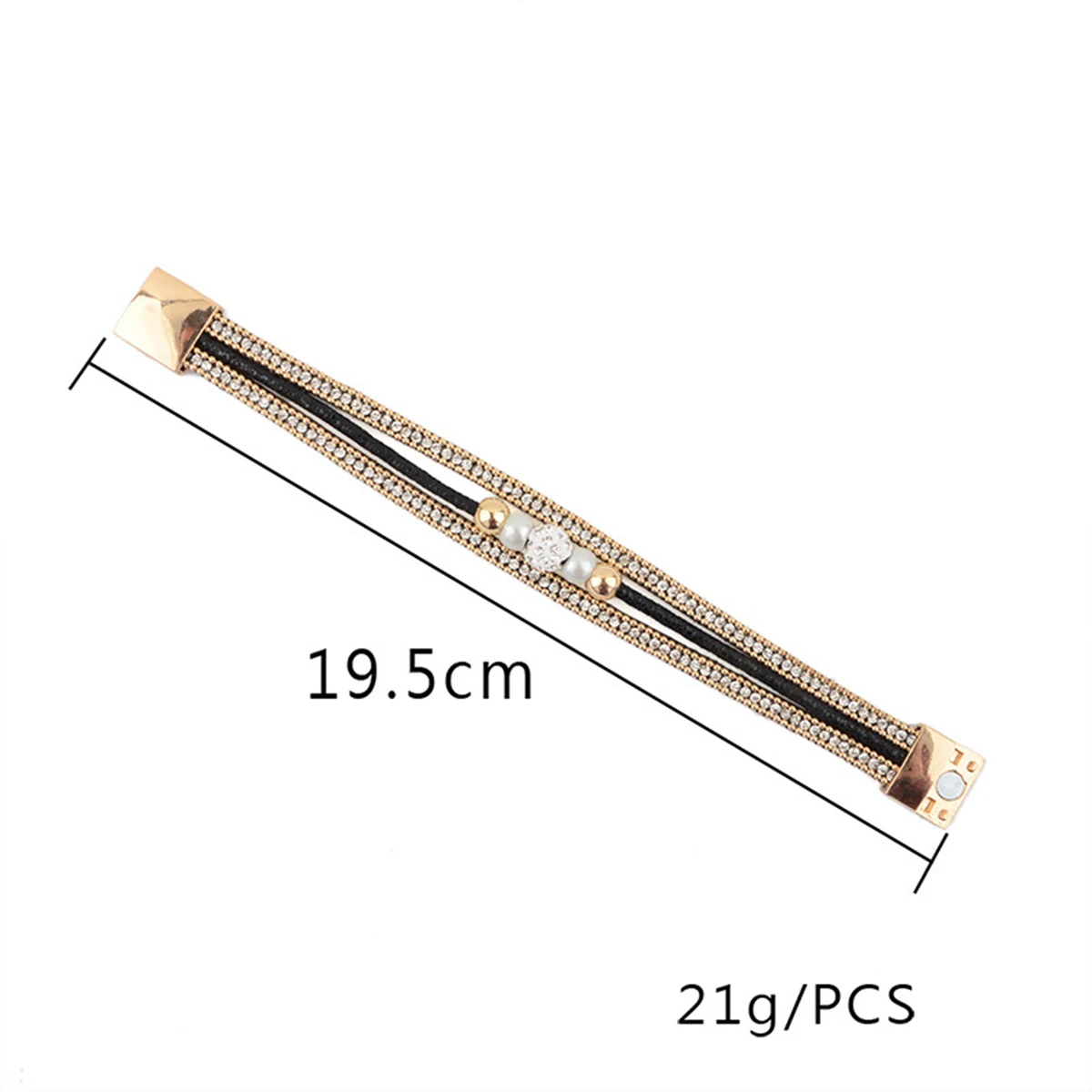 Винтажный Модный женский браслет ювелирные изделия кожаные многослойные