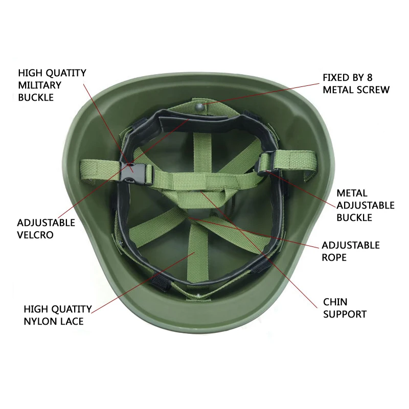 Тактический шлем из высокопрочного АБС пластика CS военный для страйкбола
