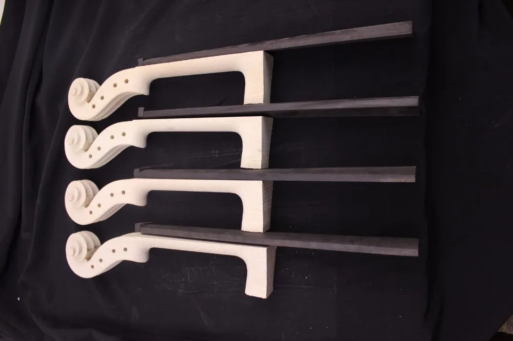 Запчасти для скрипки 4 шт. ручной работы клен белый 4/4 Размер|violin parts|violin neckviolin parts |