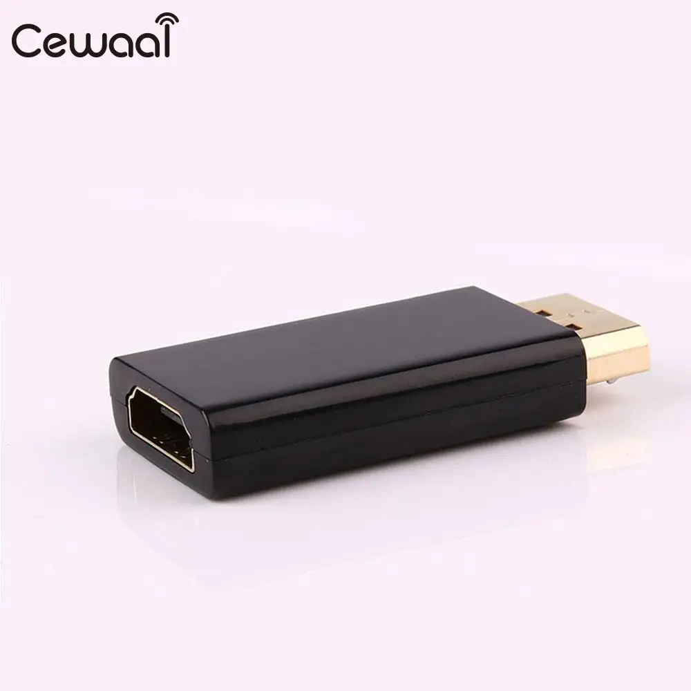 Адаптер дисплея порт к HDMI черный штекер и игрушечный преобразователь женскому