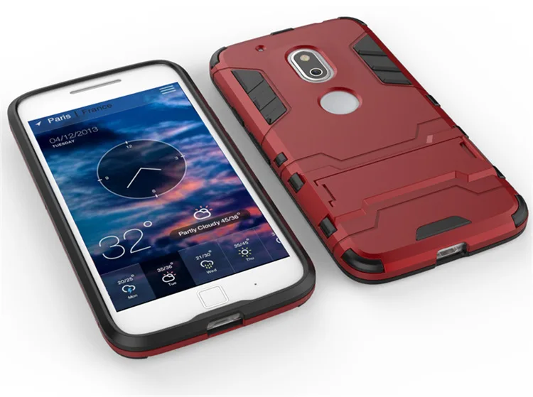 Brand gligle iron man armor two-in-one protective case for Motorola Moto G4 Play cover shell | Мобильные телефоны и