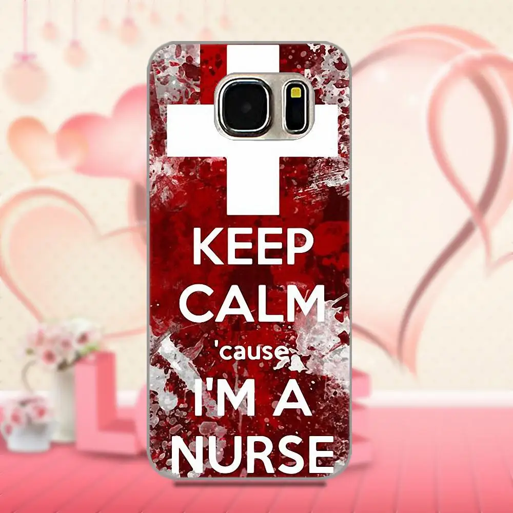 Oedmeb Keep Calm I'm A медсестра ТПУ телефон для Apple iPhone 4 4S 5 5C 5S SE 6 6S 7 8 Plus X LG G3 G4 G5 G6 K4 K7 K8 K10