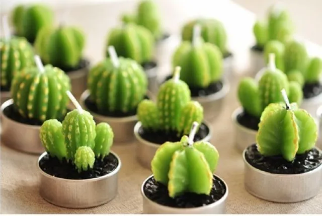 100 шт. декоративные свечи в виде кактуса|decorative decorative|decor cactusdecorations showers |