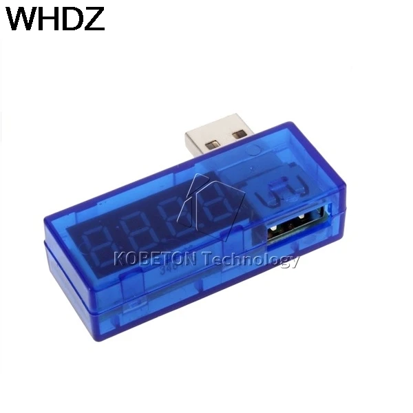WHDZ портативный измеритель напряжения цифровой дисплей мини USB детектор тока и