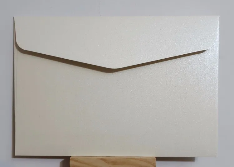 25 шт./лот 193x133 мм(7," x 5,2") перламутровый цветной бумажный конверт 250 г конверты приглашения для карт Подарочный конверт