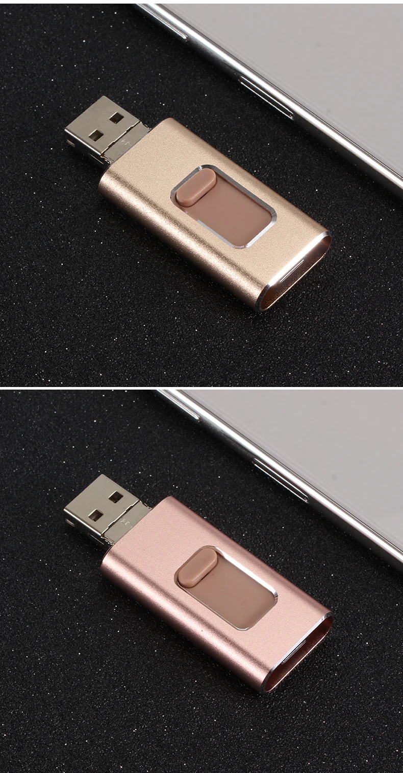 4 в 1 дизайн Usb флеш-накопитель 128 ГБ микро Usb накопитель 3,0 OTG флеш-накопитель 256 ГБ 32 ГБ 64 ГБ Usb диск для iPhone/type-C устройства
