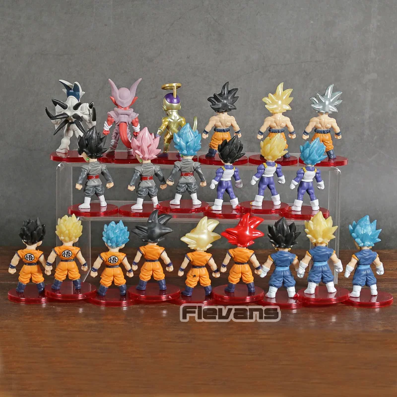 Dragon Ball Z Супер Saiyan Son Goku/Гохан Вегета Vegetto Фриза janenba ПВХ Модель Коллекционные Фигурки игрушечные фигурки из игры Dragon Ball DBZ(“фигурка игрушки 21 шт./компл