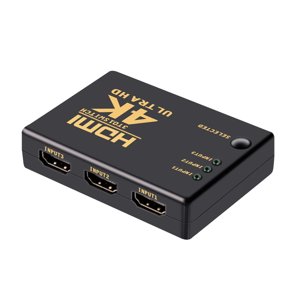 Perlinta HDMI переключатель 4K * 2KDMI коммутатор три в один из H HD видео конвертер Ультра