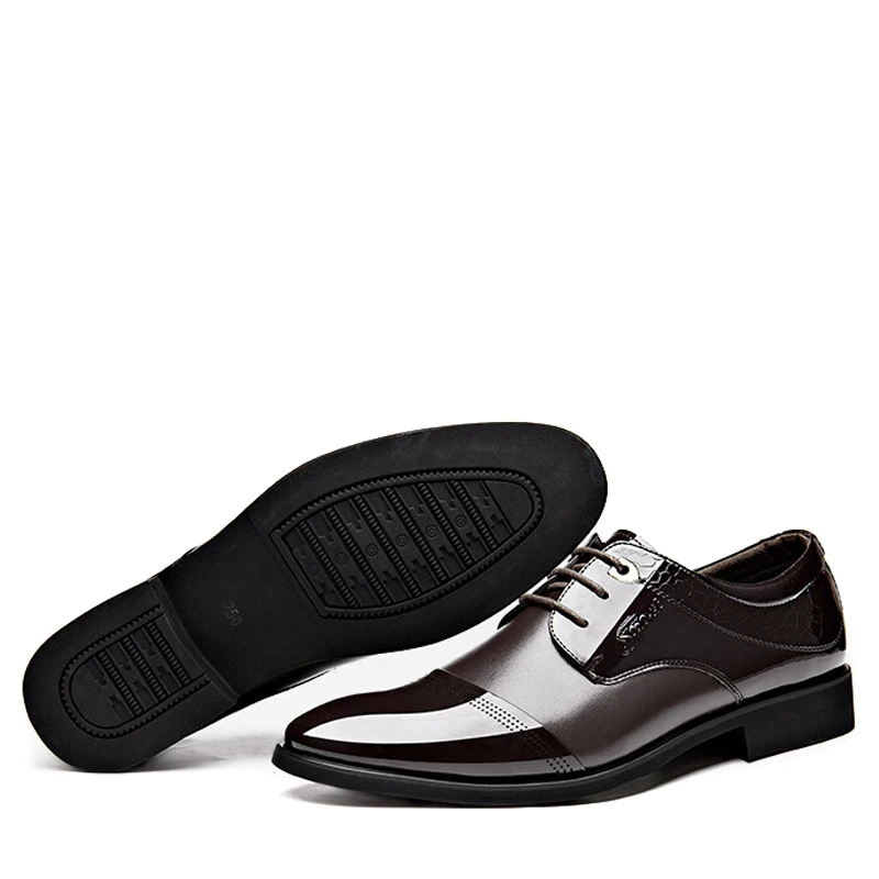 Мужская деловая обувь Роскошные Формальные Мужские модельные туфли на весну и осень Классические свадебные