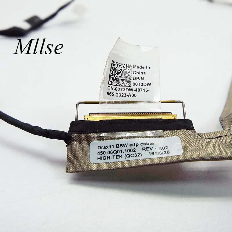 Бесплатная доставка оригинальный ЖК кабель для Dell Inspiron 11 3168 1369 Drax11 BSW EDP 450.06Q01.1003