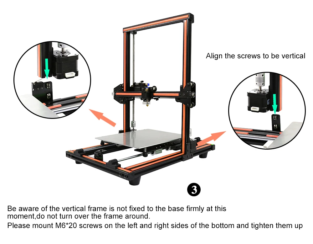 Anet E12 E10 FDM 3d принтер DIY комплект частично собранный алюминиевый сплав рама размера плюс 300*300*400 мм большая нить для 3D печати