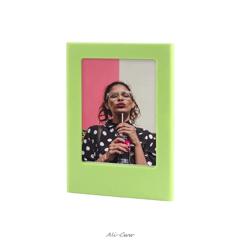 Magnetic Photoframe Mini Colorful DIY Magnetic Photo Frame Fridge Refrigerator Magnet Picture Frame for Holding 3 Inch Photos