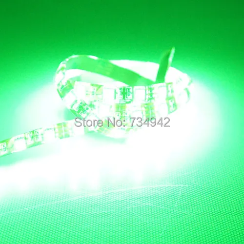 Waterproof-IP65 1 метр DC 12 V SMD5050 гибкий светодиодный ленты 60 s на белый красный зеленый