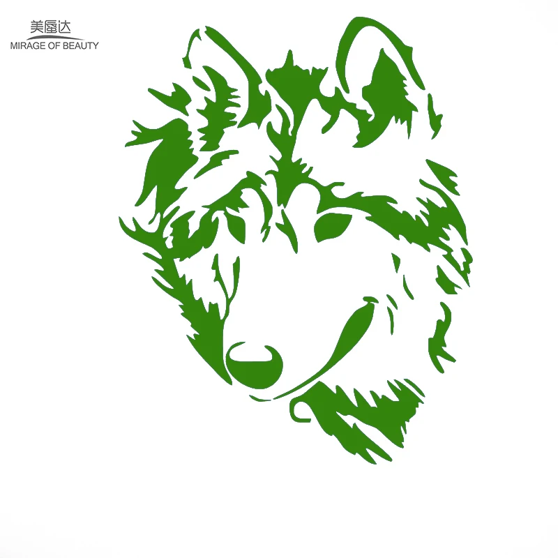 Ferocious Animal Wolf Totem Logo Car Sticker for Motorhome Minicab Motorcycles Laptop Decor Waterproof Vinyl Decal | Дом и сад