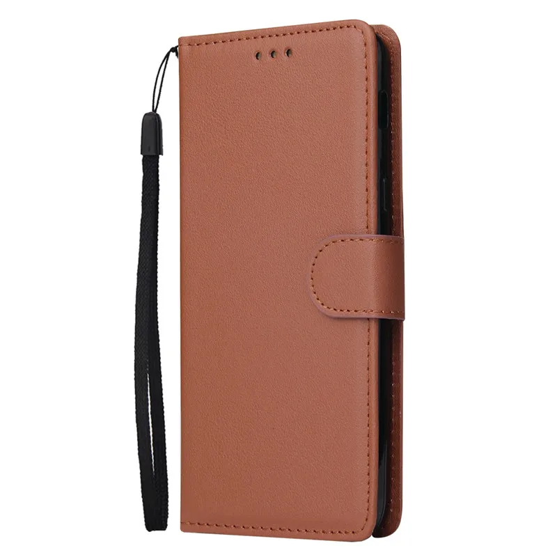 Кожаный чехол для Xiaomi Redmi 6, чехол для Xiaomi Redmi 6, Redmi6, 8, 7A, 8A, чехол Fundas, классический стиль, откидной Чехол-кошелек, чехол для телефона s - Цвет: Brown