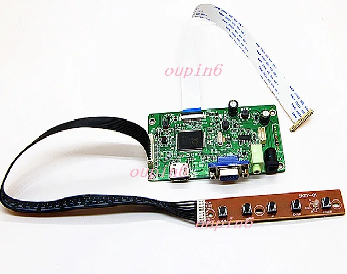 VGA EDP светодиодный ЖК-контроллер драйвер платы HDMI для 30pin LP156WF4-SPJ1/LP156WF4-SPK1 1920X1080
