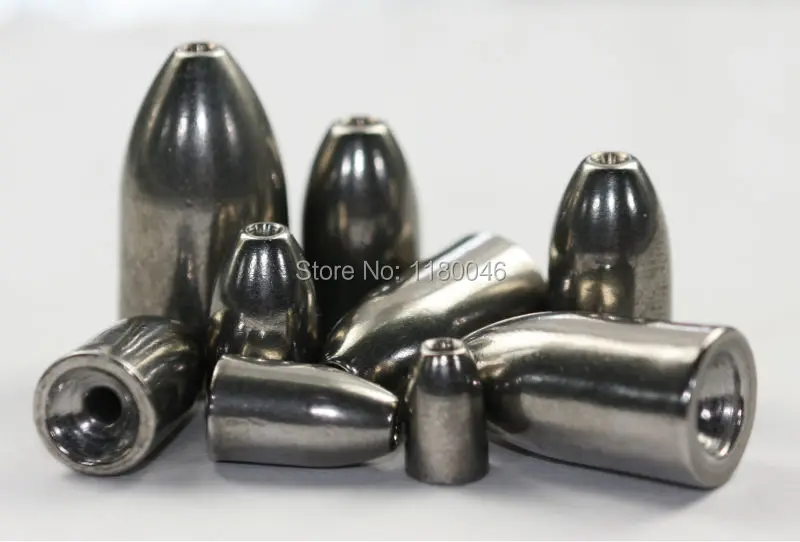 Вольфрамовый червь FANTU вес 97% вольфрамовый грузик для рыбалки 5 шт. простой цвет|worm