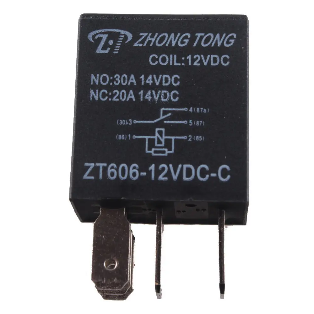 ЭО Поддержка DC 30A AMP 12V 5Pin автомобильный двигатель релейный комплект для