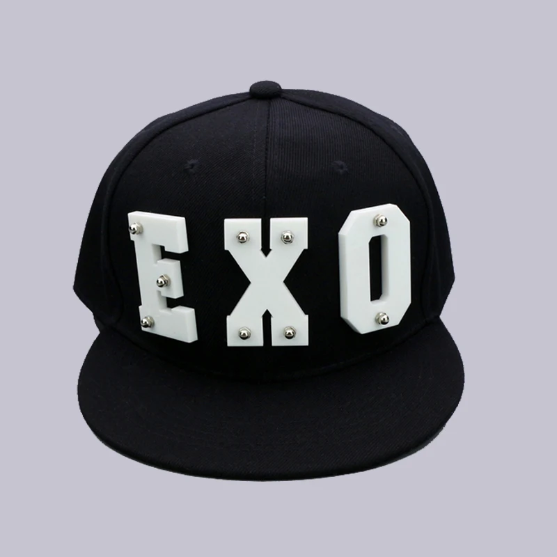 EXO волк играть Бейсбол Кепки s Для мужчин женщин хип-хоп ВС Hat фуражке Casquette Sunbonnet