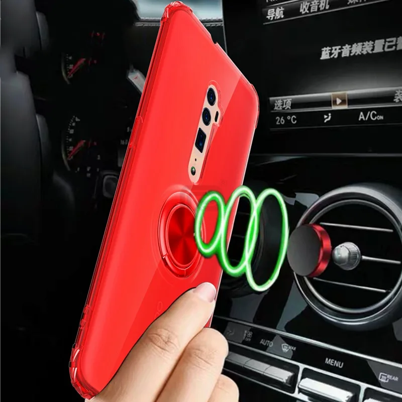 Для OPPO Reno 10X Zoom Realme 3 Pro F11 F9 Relme X lite Neo чехол прозрачный мягкий силиконовый держатель