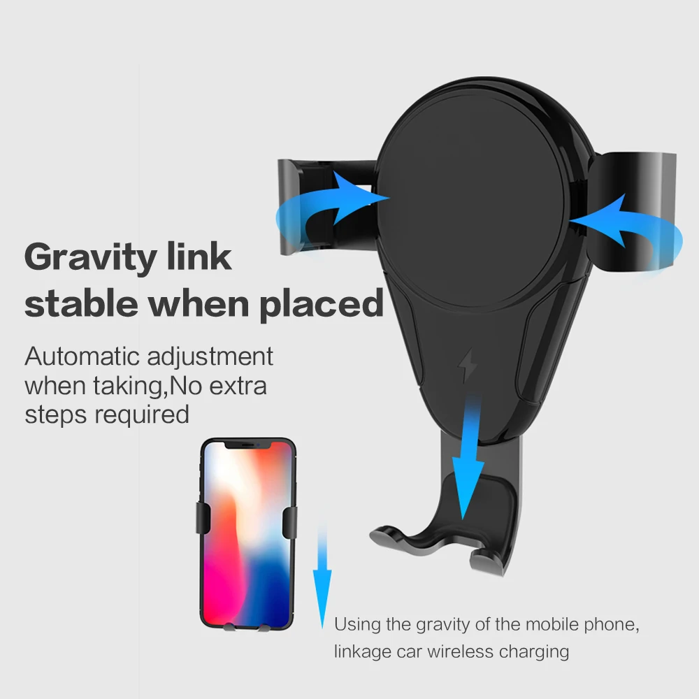 DHKEJI Универсальный Автомобильный держатель для телефона iPhone X XS Max Samsung Huawei