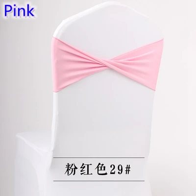 Галстук бабочка из спандекса цвет розовый|spandex sashes|sashes for chairslycra chair sash |