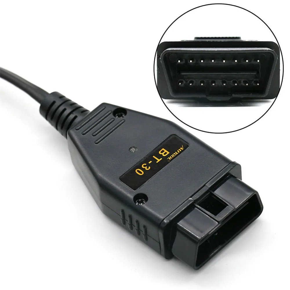 Tlxc BT30 OBD2 автомобильный кабель для зарядки аккумулятора ЭБУ аварийного Мощность
