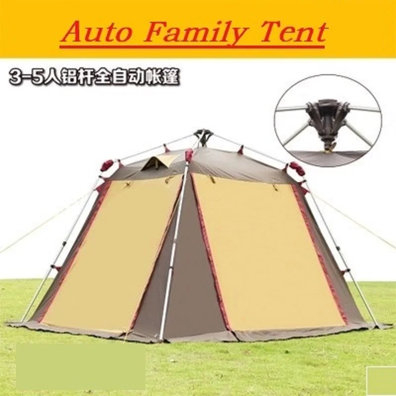 Горячая Распродажа Автоматическая Кемпинг Семейная Палатка 3-4 человек