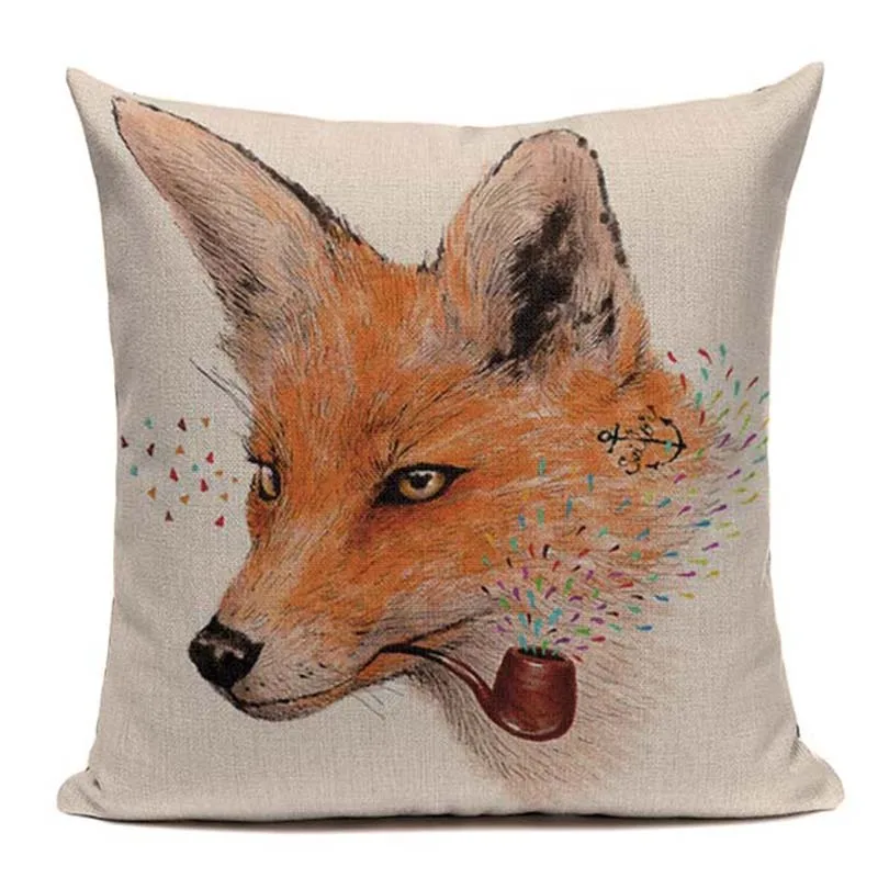 Украшение из льна и хлопка Морской стиль Капа для животных Para Almofada 45 см x