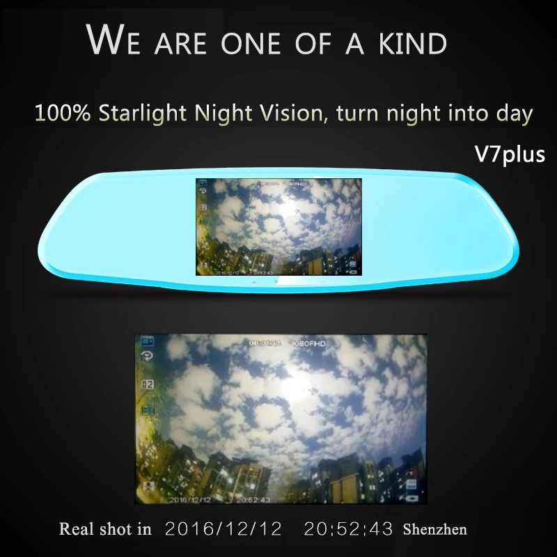  Убийца! Starlight Ночного Видения Автомобиль Камеры Видео DVR Рекордер с Двумя