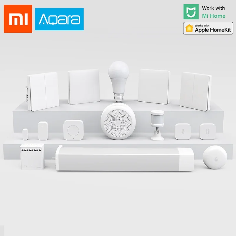 Xiaomi aqara Hub комплекты для умного дома дверной датчик двери и окна беспроводной