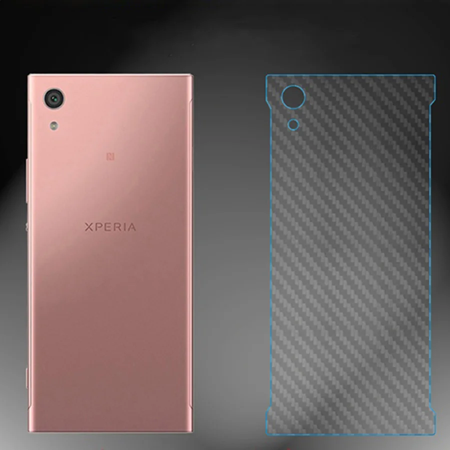 GXE 2 шт. задняя пленка для Xperia XA1 3D прозрачная защитная из углеродного волокна Sony