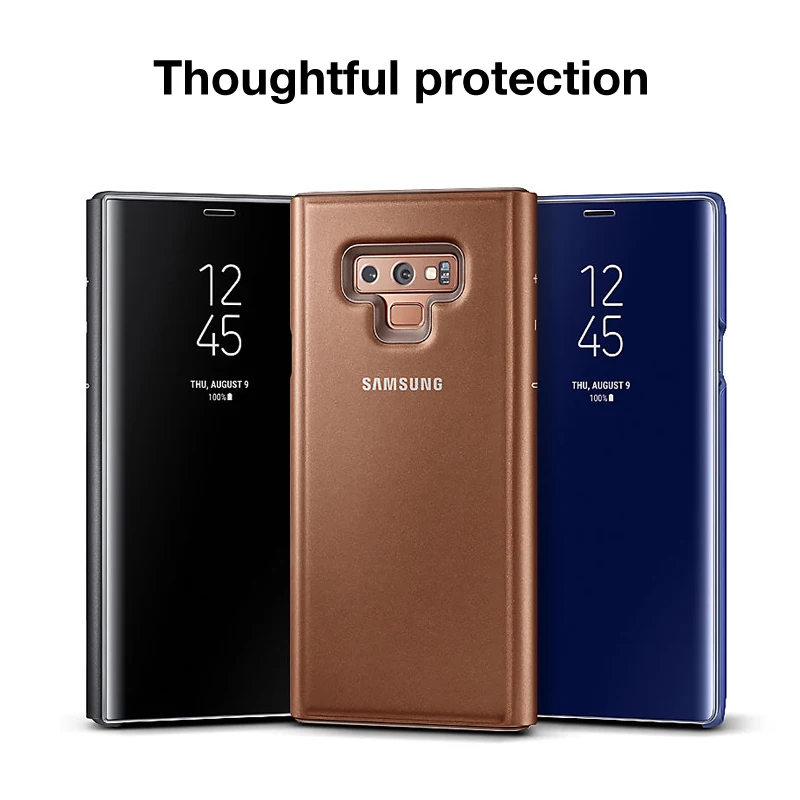 Чехол для samsung, вертикальный зеркальный защитный чехол для samsung Galaxy Note 9 Note9 SM-N9600, защитный чехол для телефона