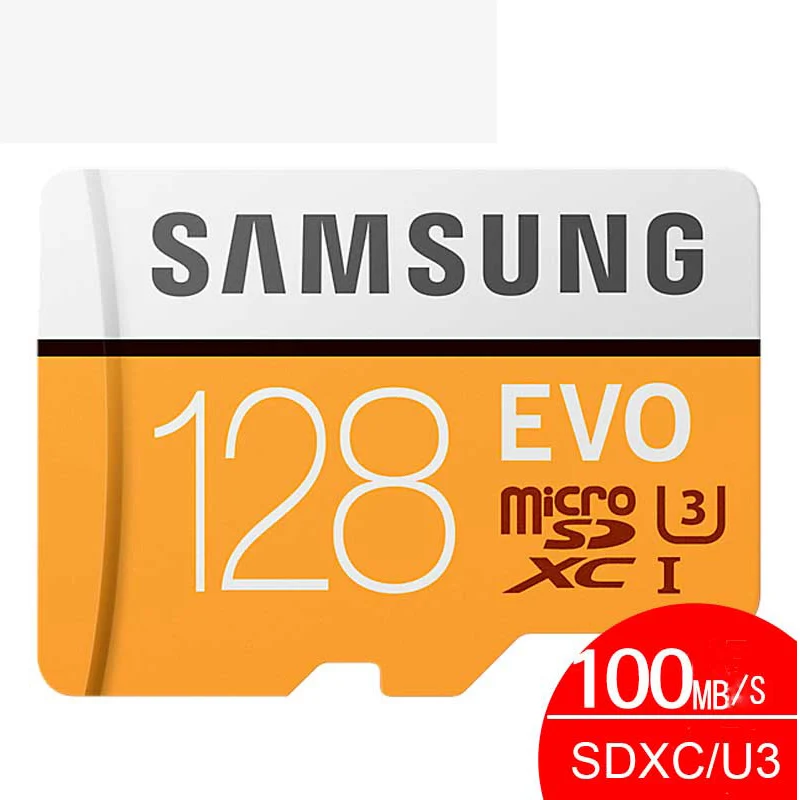 SAMSUNG карта памяти MicroSD 64 ГБ EVO Карты Памяти Micro SD SDXC 48 М/с водонепроницаемый C10 TF Trans