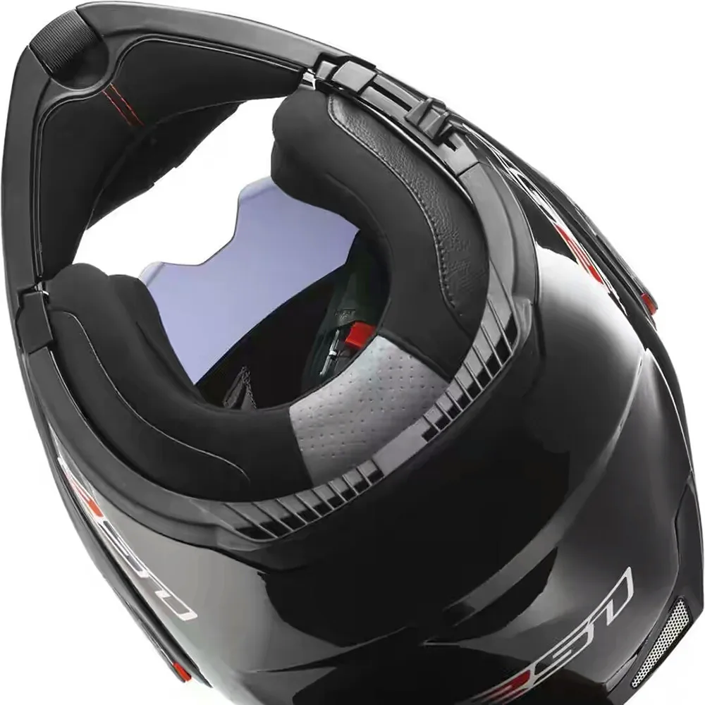 LS2 модульный мотоциклетный шлем кожаный чехол из искусственной кожи (Casco Capacete Open